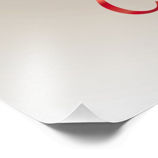 Kerstman Foto Afdruk (Hoek)