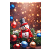 Kerstman Foto Afdruk (Voorkant)