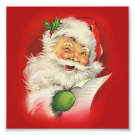  kerstman foto afdruk