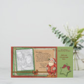 Kerstman Foto Kaarten (Staand voorkant)