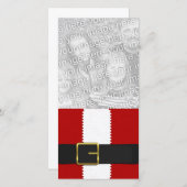 Kerstman Fotokaart Feestdagenkaart (Voorkant / Achterkant)