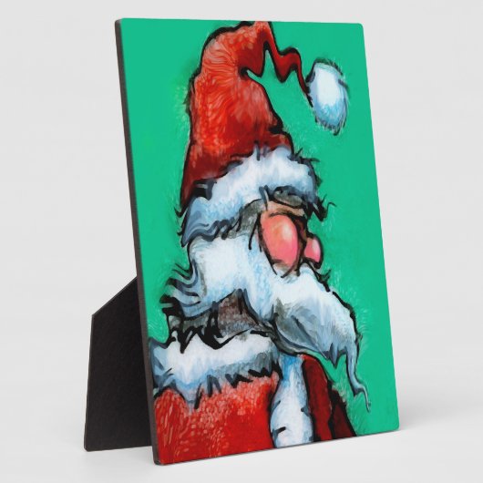 kerstman fotoplaat (Zijkant)