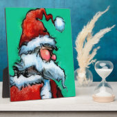 kerstman fotoplaat (Zijkant)