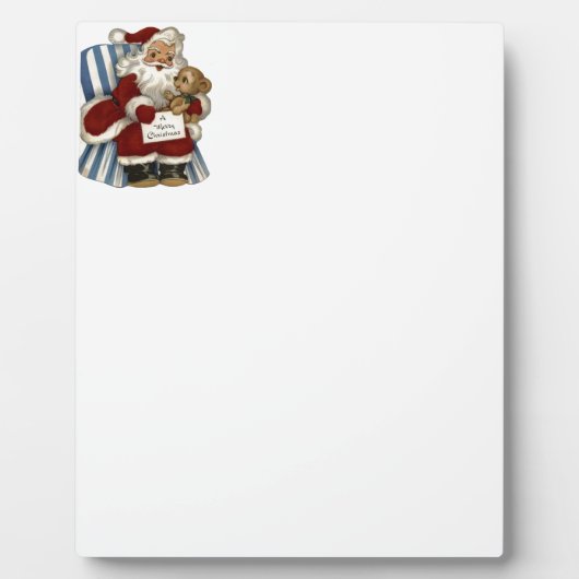 Kerstman Fotoplaat (Voorkant)