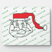 kerstman fotoplaat (Voorkant)