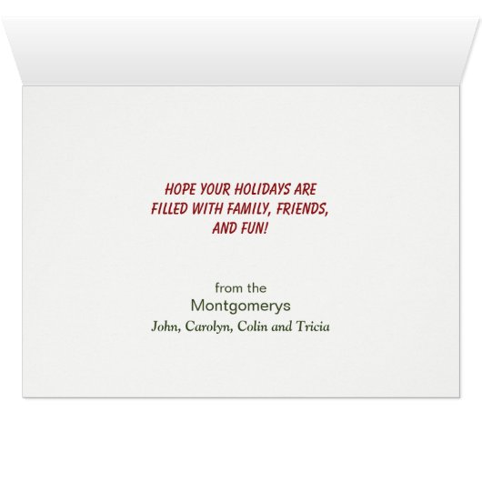 Kerstman Franse Bulldog op slee Kerstmis (Binenzijde Horizontaal (Onderkant))