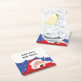 Kerstman Funny Santa Says Kartonnen Onderzetters (Insitu)