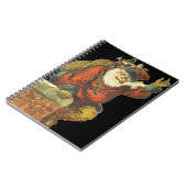 Kerstman gaat naar beneden schoorsteen Notitieboek (Linkerzijde)