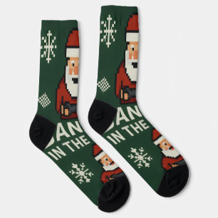 Kerstman Gamer Kerstsokken Sokken