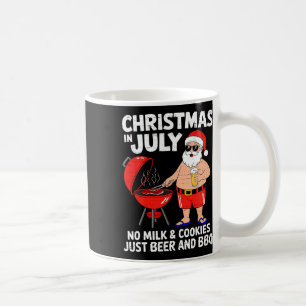 Kerstman Geen Melk Koekjes Alleen Bbq Grappige Ker Koffiemok