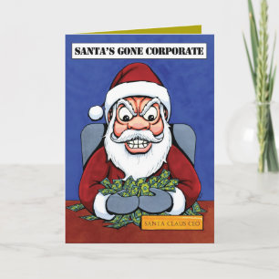 Kerstman Gegaan Collectief! Feestdagen Kaart