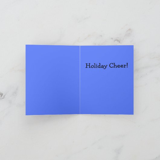 Kerstman gekleed als Kerstman Kaart (Binnen)