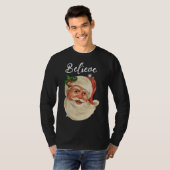 kerstman: geloof kerstfamilie t-shirt (Voorkant volledig)
