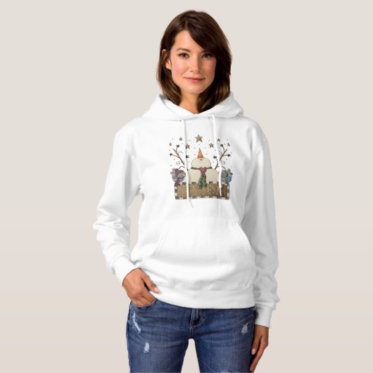 Kerstman geloof pullover Hoodie (Voorkant volledig)