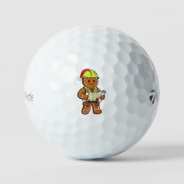 Kerstman Gemberkoek Bouwvakker Kerstmis 2026   Golfballen
