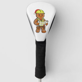 Kerstman Gemberkoek Bouwvakker Kerstmis 2026 Golfheadcover