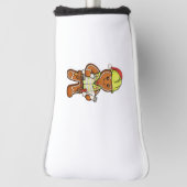 Kerstman Gemberkoek Bouwvakker Kerstmis 2026 Golfheadcover (Draai 90)
