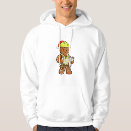 Kerstman Gemberkoek Bouwvakker Kerstmis 2026   Hoodie