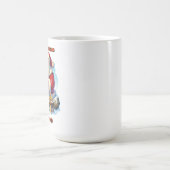 Kerstman geniet van koekjes en warme Drink Koffiemok (Center)