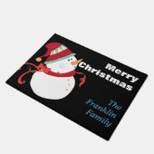 Kerstman - Gepersonaliseerd Deurmat (Schuin)