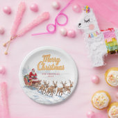  Kerstman Gepersonaliseerde Kerst Borden Papieren Bordje (Feest)