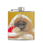 Kerstman gevangen heupfles (Voorkant)