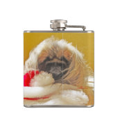 Kerstman gevangen heupfles (Achterkant)