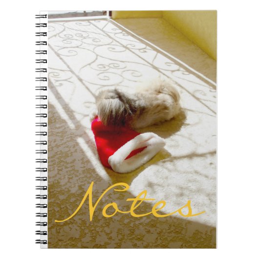 Kerstman gevangen notitieboek (Voorkant)