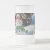 kerstman, gevroren Mok van 16 oz, gevroren glas (Center)