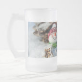 kerstman, gevroren Mok van 16 oz, gevroren glas (Links)