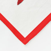 Kerstman Gezellige Kerst Vlokken Dekbed Fleece Deken (Hoek)