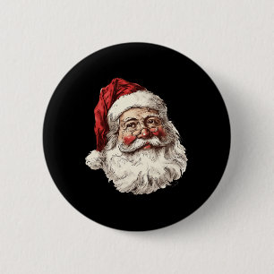  Kerstman Gezicht Kerst Xmas Familie Matching Ronde Button 5,7 Cm