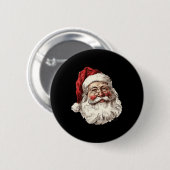  Kerstman Gezicht Kerst Xmas Familie Matching Ronde Button 5,7 Cm (Voorkant /achterkant)