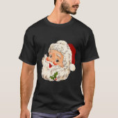 Kerstman Gezicht Kerstman T-shirt (Voorkant)