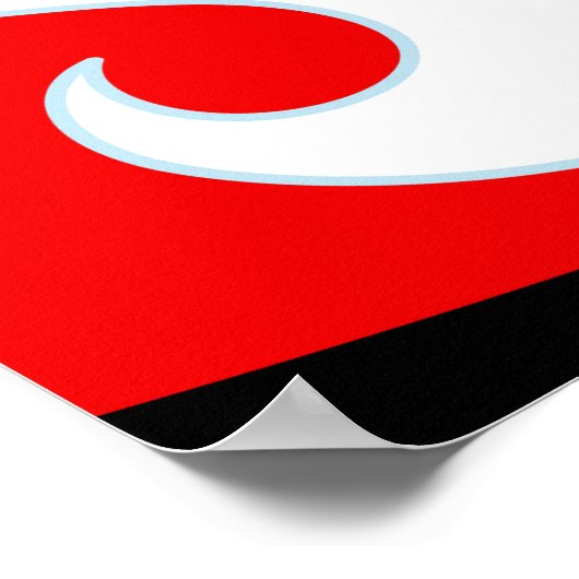 Kerstman Gift Exchange Welkomstbord Poster (Hoek)