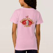 Kerstman Gingerbread Alphabet K Girl's T-shirt (Achterkant)