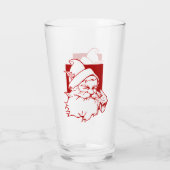 kerstman glas (Achterkant)