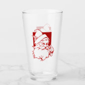  kerstman glas (Voorkant)