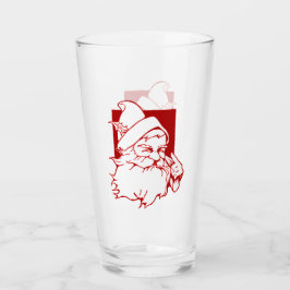 kerstman glas