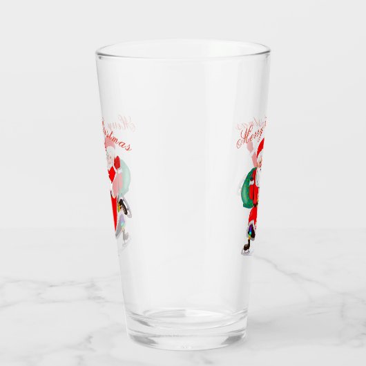 kerstman glas (Rechts)