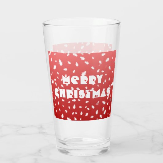 Kerstman Glas (Achterkant)