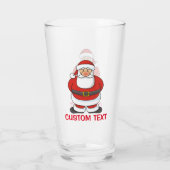 Kerstman Glas (Achterkant)