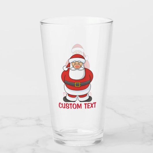 Kerstman Glas (Achterkant)