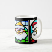 Kerstman Glas-in-Lood Mok (Voorkant rechts)