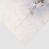  kerstman glimlacht in het bos tissuepapier (Detail)