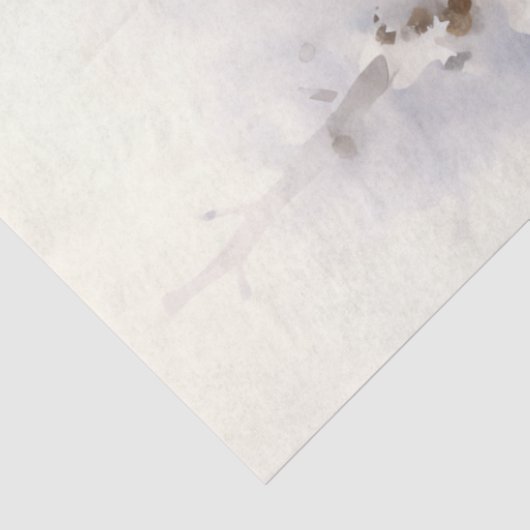  kerstman glimlacht in het bos tissuepapier (Detail)