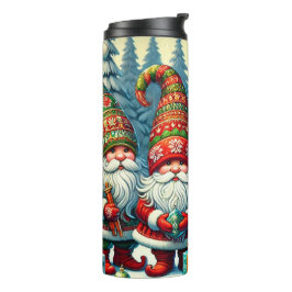 Kerstman Gnome Holiday Tumbler – Feestelijk Cadeau Thermosbeker