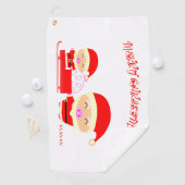 Kerstman Golfhanddoek (Insitu)