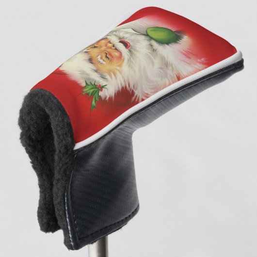  kerstman golfheadcover (3/4 voorkant)