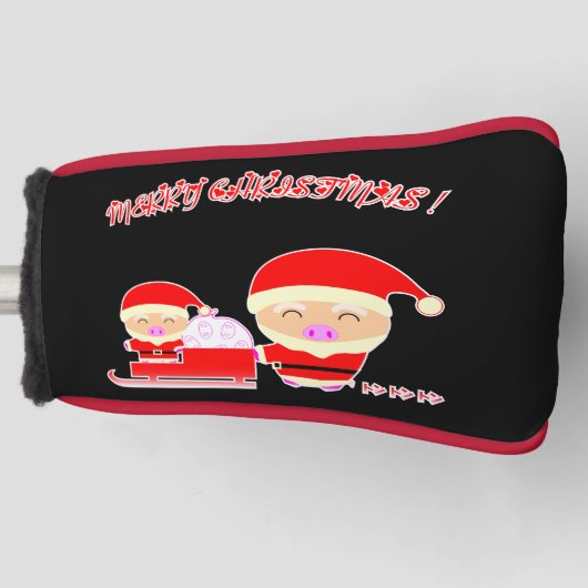 Kerstman Golfheadcover (Voorkant)